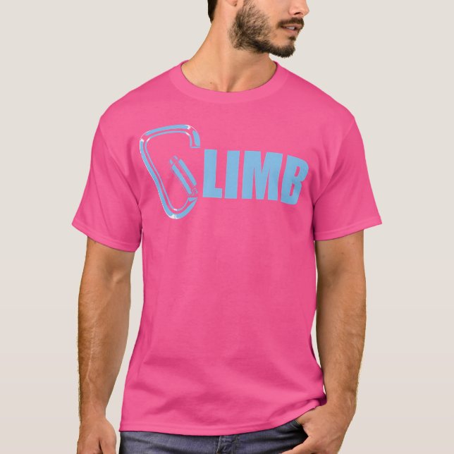 Bouldering C av klätterberget sten T Shirt (Framsida)