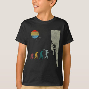Bouldering Evolution Mountaineering Klättring Vint T Shirt