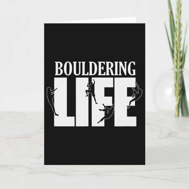 Bouldering Liv Hobby Klättring Sport  Kort (Framsida)