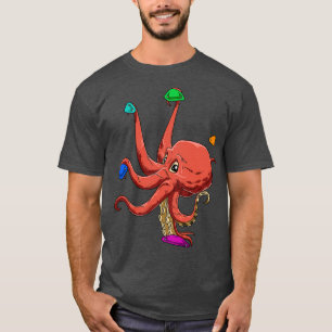 Bouldering och Sten-klättring Octopus T Shirt