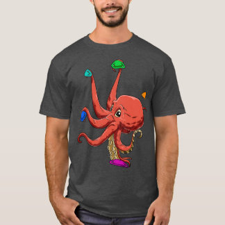 Bouldering och Sten-klättring Octopus T Shirt