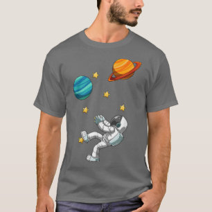 Bouldering och Sten vid klättring Astronaut T-Shir T Shirt