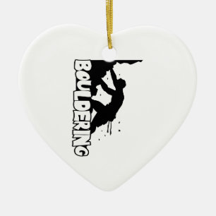 Bouldering_Print manar Julgransprydnad Keramik