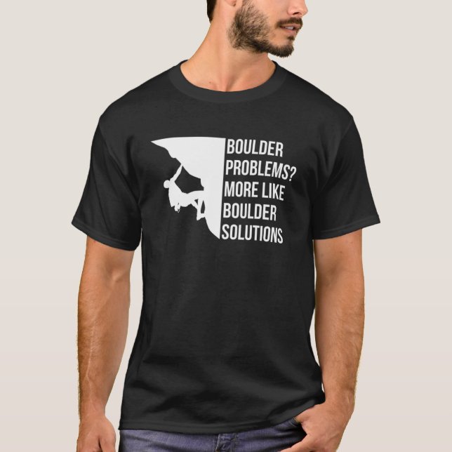 Boulderproblem mer som bloggar 1 t shirt (Framsida)