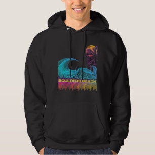 Boulders Beach Retro 80s Stil Vintage Vaporwave Hoodie