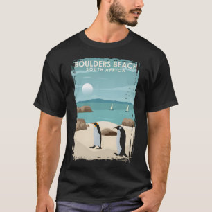 Boulders Beach South Afrika Penguin Beach Poster A T Shirt