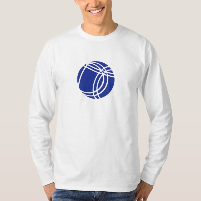 Boule Boccia Petanque Tee Shirt (Framsida)