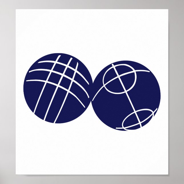Boule petanque poster (Framsidan)