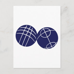 Boule petanque vykort