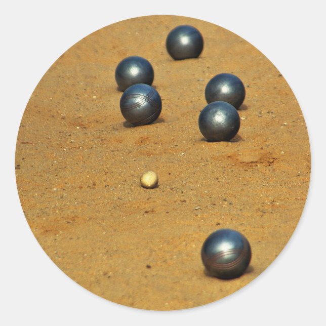 Boule Runt Klistermärke (Framsida)