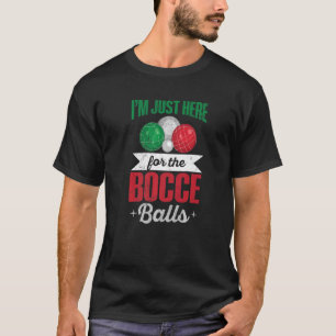 Boules Bocce Boll-citat för en italiensk Boll T Shirt