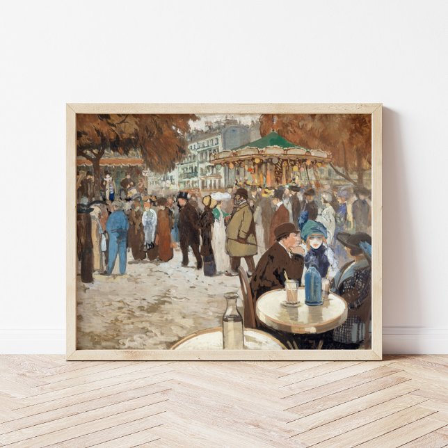 Boulevard de Clichy | Louis Abel-Truchet Poster (Skapare uppladdad)