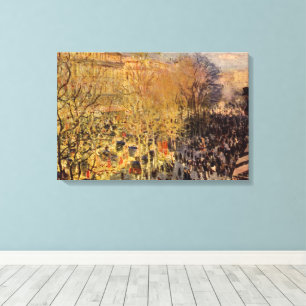 Boulevard des Capucines av Claude Monet, Finkonst Canvastryck