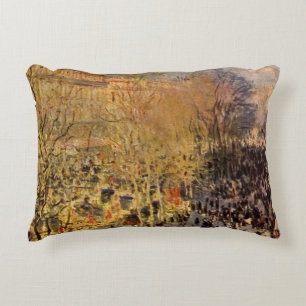 Boulevard des Capucines av Claude Monet, Finkonst Prydnadskudde