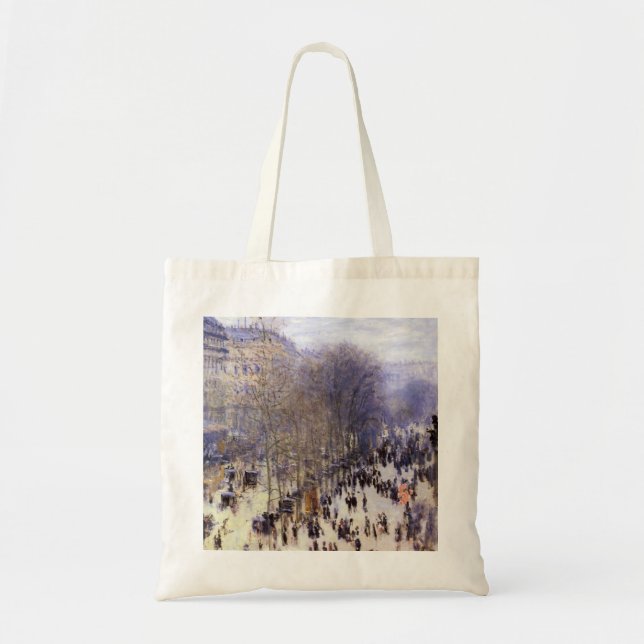 Boulevard des Capucines av Claude Monet, Finkonst Tygkasse (Framsidan)
