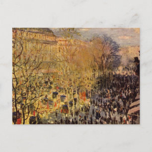 Boulevard des Capucines av Claude Monet, Finkonst Vykort