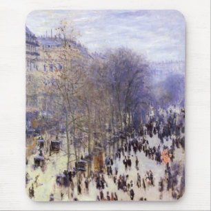 Boulevard des Capucines av Claude Monet, konst Musmatta