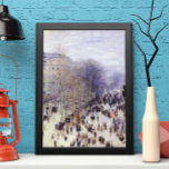 Boulevard des Capucines av Claude Monet, konst Poster<br><div class="desc">Boulevard des Capucines (1873) av Claude Monet är en vintage bra-bild av cityscape-målning med en gata i Paris, Frankrike. Boulevard des Capucines är en av de fyra "grands boulevards" i Paris, en boulevardkedja som går i öster-väster som även omfattar Boulevard de la Madeleine, Boulevard des Italiens och Boulevard Montmartre. Om...</div>