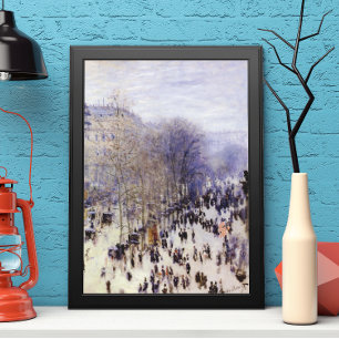 Boulevard des Capucines av Claude Monet, konst Poster