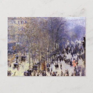Boulevard des Capucines av Claude Monet, konst Vykort