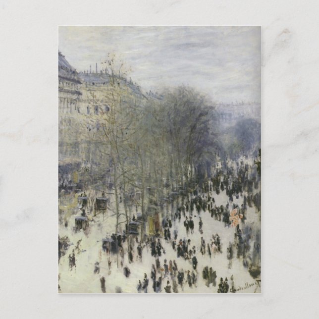 Boulevard des Capucines vykort (Framsida)