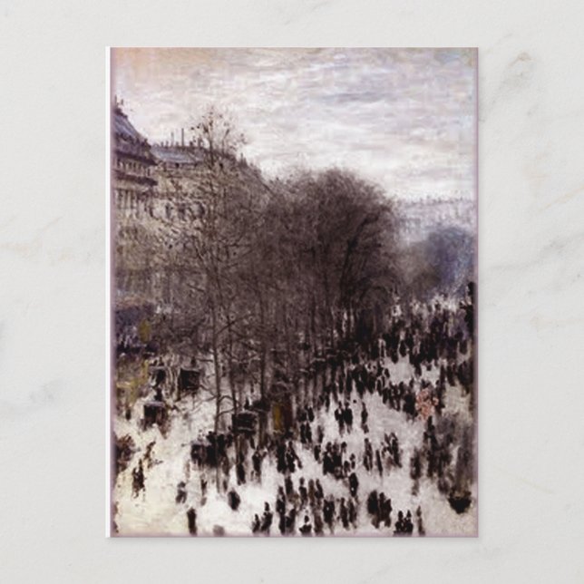 Boulevard des Capucines vykort (Framsida)