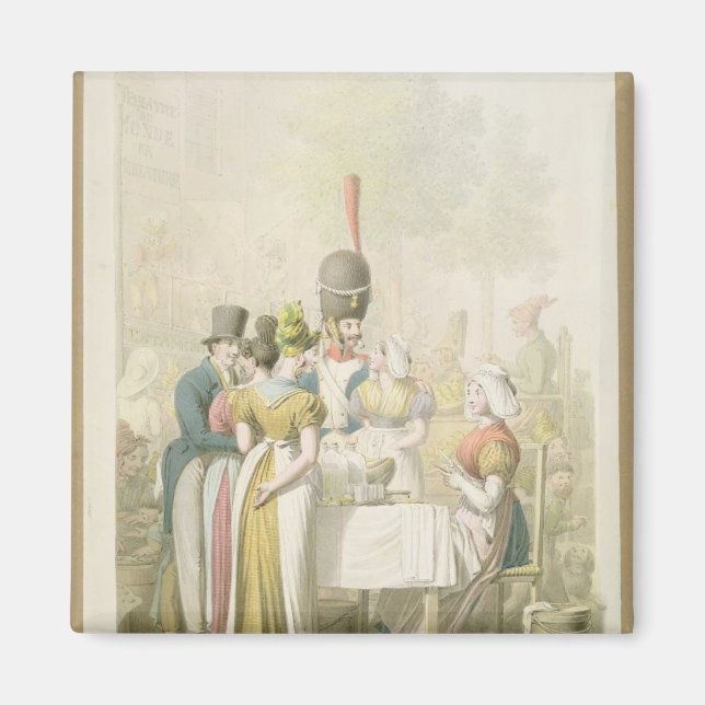 Boulevard du Temple från Tableau de Magnet (Framsidan)