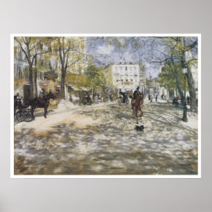 Boulevard i Paris, 1888 Jean-Francois Raffaelli Poster