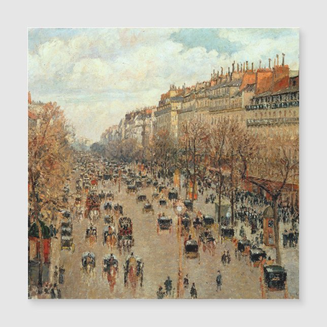 Boulevard Montmartre-Eremitage Camille Pissarro (Framsida)