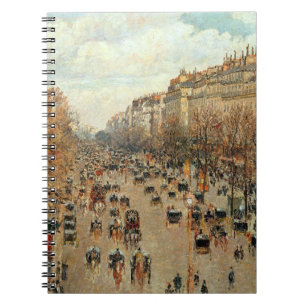 Boulevard Montmartre-Eremitage Camille Pissarro Anteckningsbok