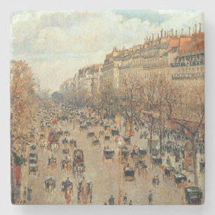 Boulevard Montmartre-Eremitage Camille Pissarro Stenunderlägg