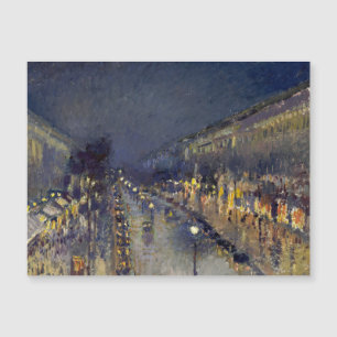 Boulevard Montmartre i Night Pissarro