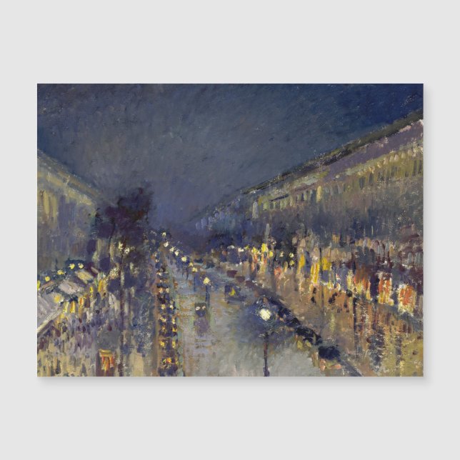 Boulevard Montmartre i Night Pissarro (Framsida)