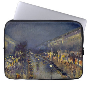 Boulevard Montmartre i Night Pissarro Laptop Fodral