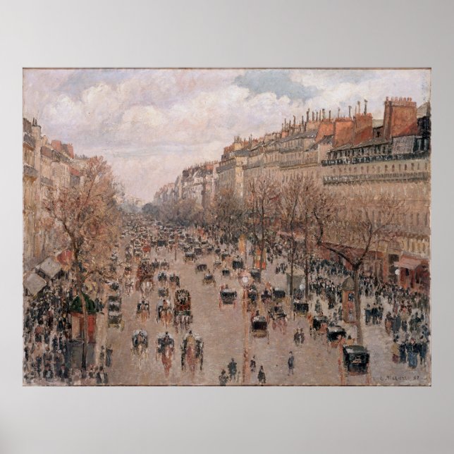 Boulevard Montmartre Poster (Framsidan)