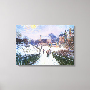 Boulevard Saint Denis Argenteuil av Claude Monet Canvastryck