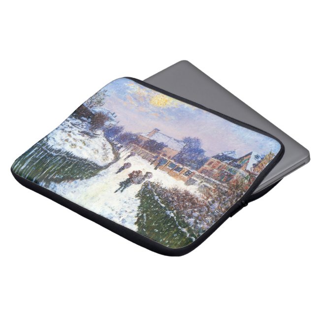 Boulevard Saint Denis Argenteuil av Claude Monet Laptop Fodral (Framsida topp)