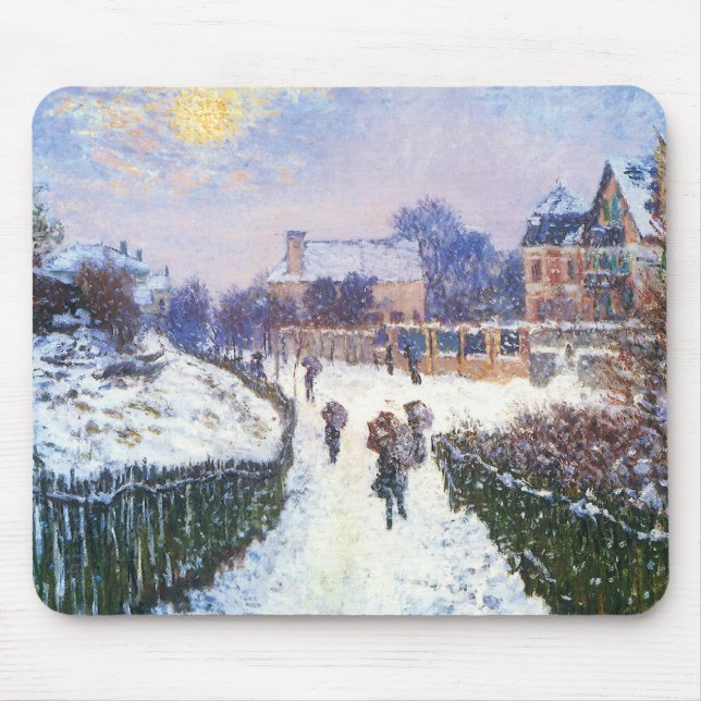 Boulevard Saint Denis Argenteuil av Claude Monet Musmatta (Framsidan)
