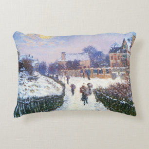 Boulevard Saint Denis Argenteuil av Claude Monet Prydnadskudde