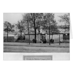 Boulevard Saint-Jacques Hälsningskort