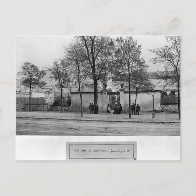 Boulevard Saint-Jacques Vykort (Framsida)