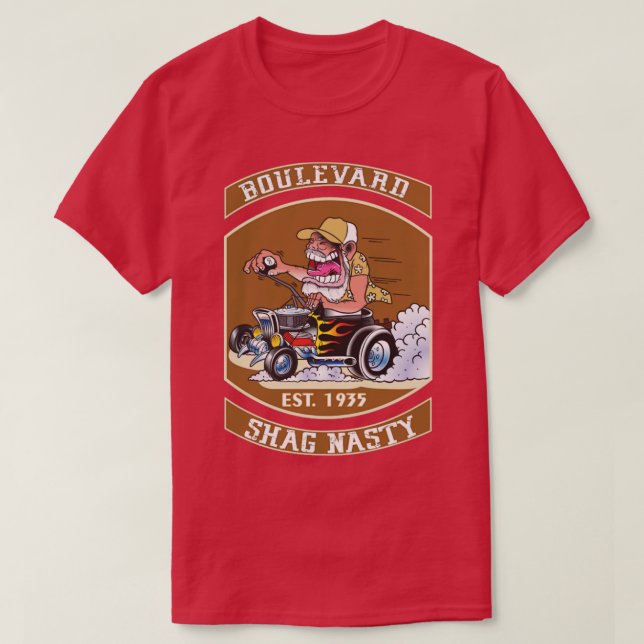 Boulevard Shag Nasty T Shirt (Design framsida)