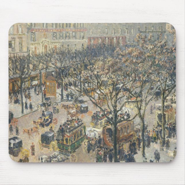 Boulevarddes Italiens, morgon, solljus, 1897 Musmatta (Framsidan)