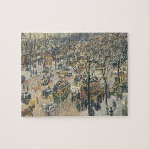 Boulevarddes Italiens, morgon, solljus, 1897 Pussel