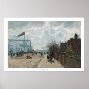 Boulevarde Montmartre på Night ~ Camille Pissarro Poster