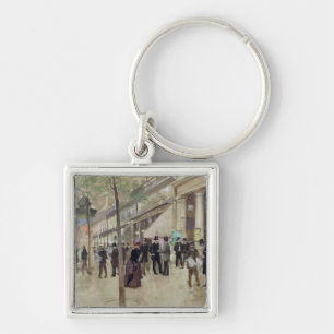 Boulevarden Montmartre Fyrkantig Silverfärgad Nyckelring