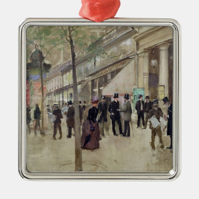 Boulevarden Montmartre Julgransprydnad Metall (Framsidan)