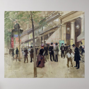 Boulevarden Montmartre Poster