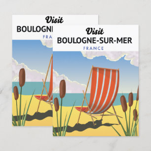 Boulogne-sur-Mer frankrike resereseaffisch