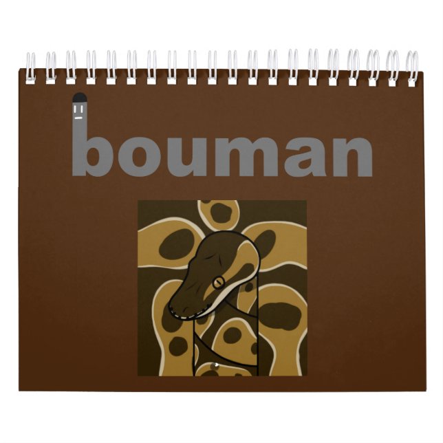 bouman ball python series kalender (Omslag)